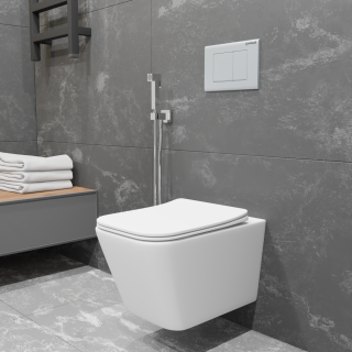 Унитаз подвесной Charus Alva белый глянец, 34.5x51 см, EWC700-114W