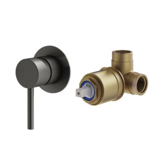 Plumberia Selection IXO Смеситель для душа на 1 выхода графит матовый