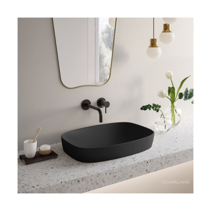 Раковина Catalano Alvea 60x38 см Nero Satinato, 0624600022
