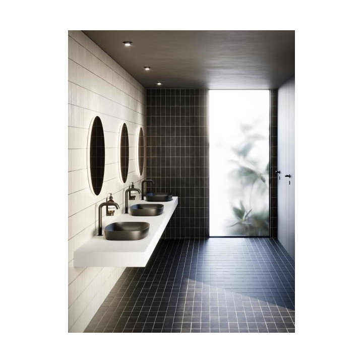 Раковина Catalano Alvea 60x38 см Nero Satinato, 0624600022