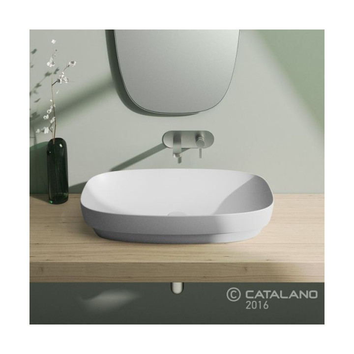 Раковина Catalano Alvea 75 см Bianco Satinato, 0624750021