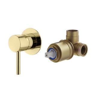 Plumberia Selection IXO Смеситель для душа на 1 выхода золото 24К