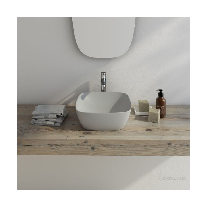 Раковина Catalano Alvea 40 см Cemento Satinato, 0622400023