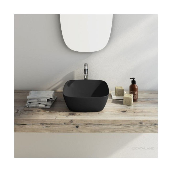 Раковина Catalano Alvea Nero Satinato 40x40, 0622400022