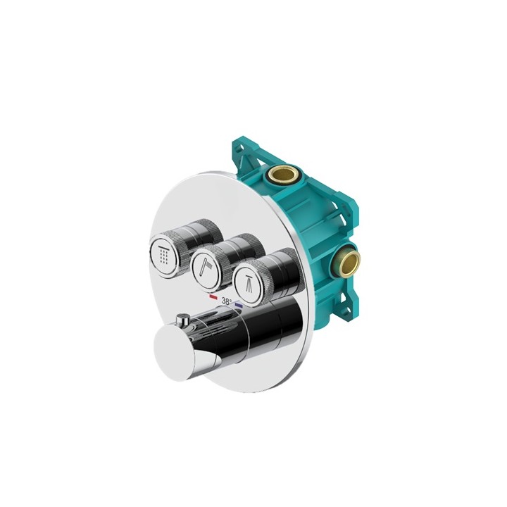 Смеситель для душа Plumberia Selection с термостатом, KITPSB1903CR