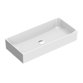 Catalano Premium Раковина прямоугольная 75x35 см Bianco Lucido