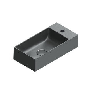 Catalano Premium Раковина прямоугольная 50x25 см Nero Satinato