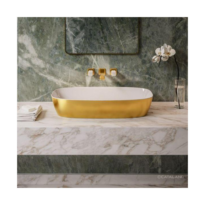Раковина Catalano Alvea 80x40 см Oro-Bianco, 0622800042