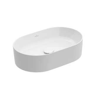 Villeroy&Boch Collaro Раковина накладная 56x36x14.5 см камень белый (Stone White)