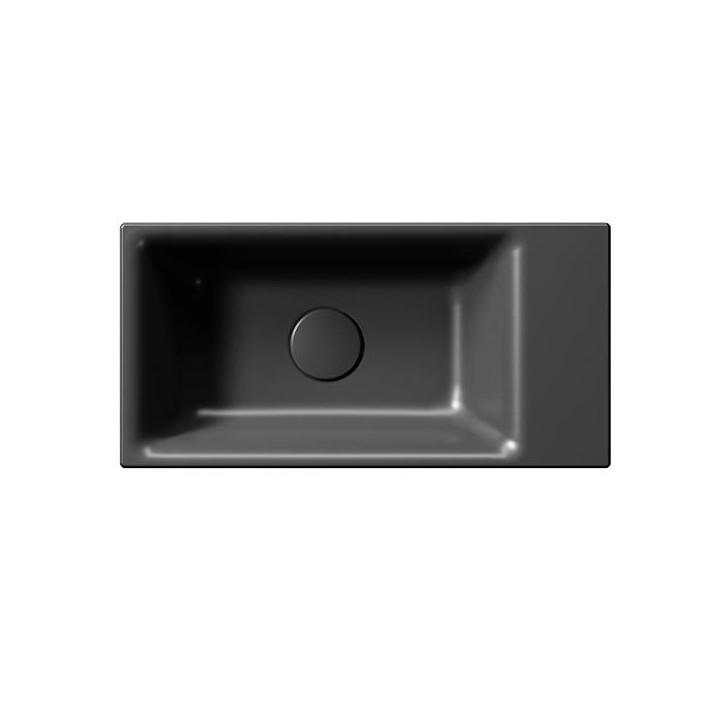 GSI Nubes Раковина 50x25 черная, 9637026