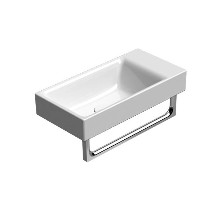 Раковина GSI Nubes 50x25 Bianco Lucido, 9637011