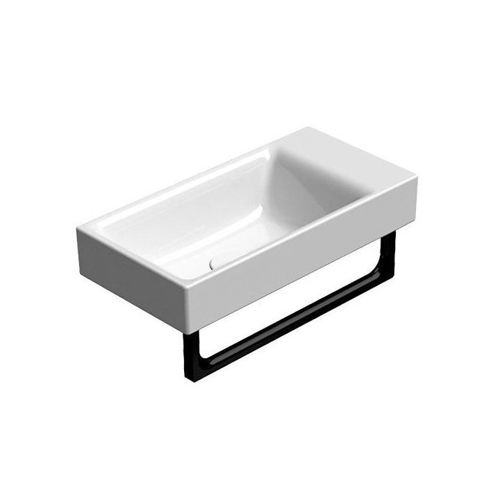 Раковина GSI Nubes 50x25 Bianco Lucido, 9637011