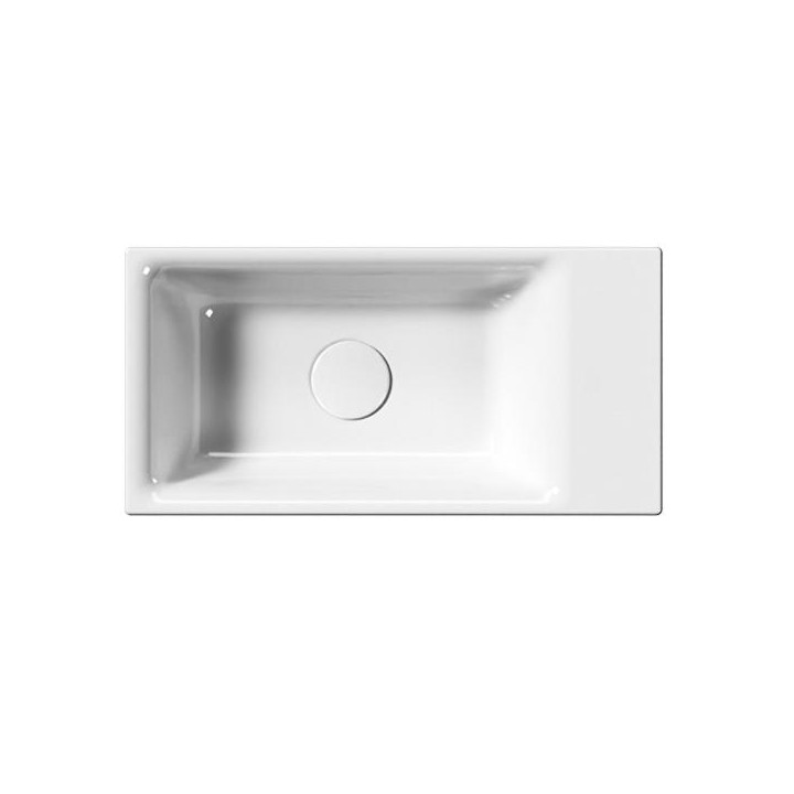 Раковина GSI Nubes 50x25 Bianco Lucido, 9637011