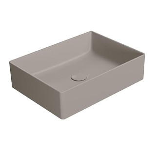 GSI Kube X Раковина прямоугольная 50x37 Tortora Opaco