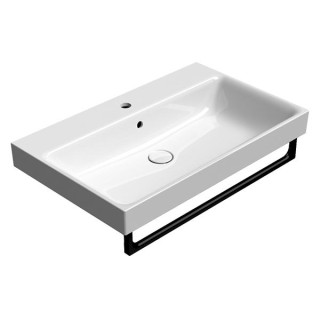 GSI Nubes Раковина прямоугольная 80x50 Bianco Lucido