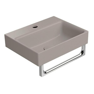 GSI Nubes Раковина прямоугольная 40x32 Tortora Opaco