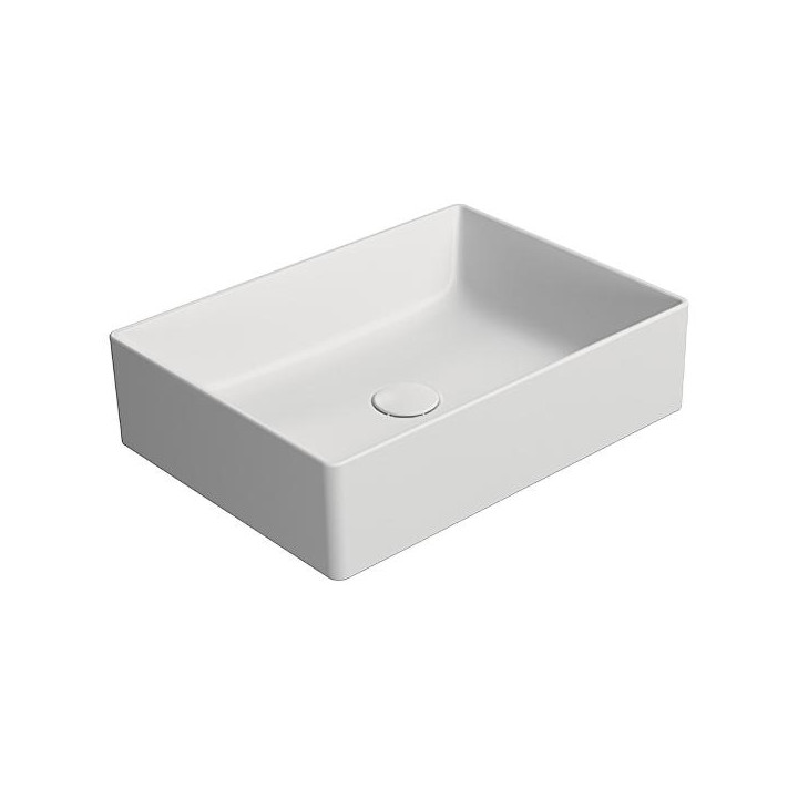 Раковина GSI Kube X 50x37 см белая, 942909