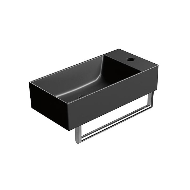 GSI Kube X Раковина 50x25 черная, 9486026