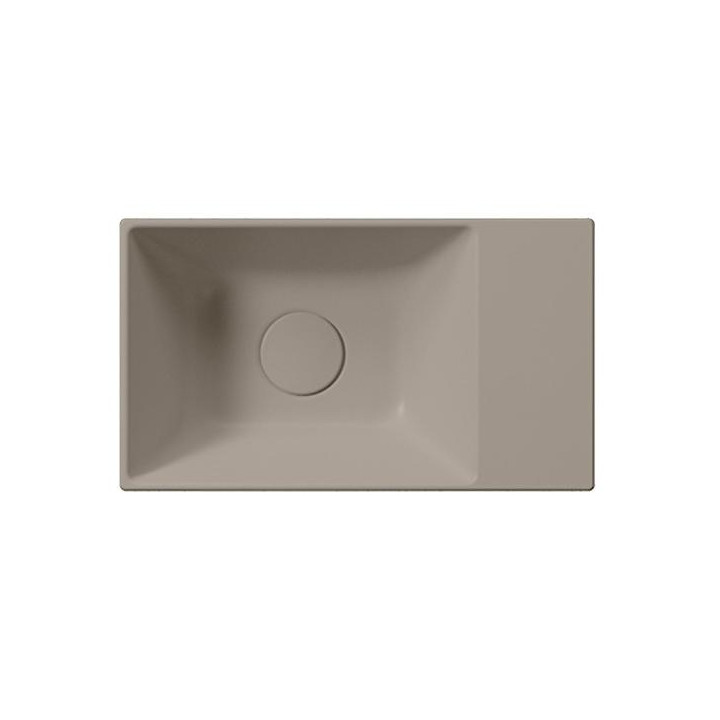 Раковина GSI Kube X 40x23 Tortora Opaco, 9484005