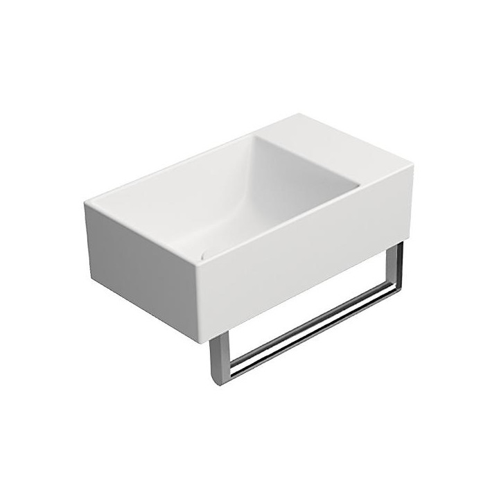 Раковина GSI Kube X 40x23 Bianco Opaco, 9484009