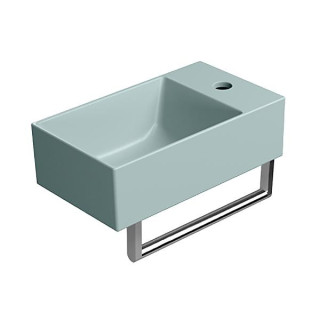 GSI Kube X Раковина прямоугольная 40x23 Ghiaccio Opaco