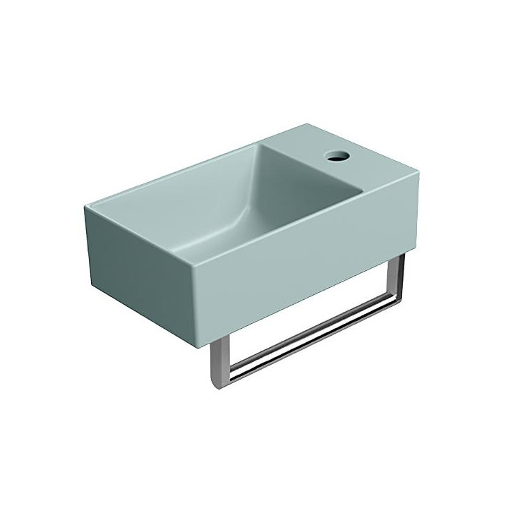 Раковина GSI Kube X 40x23 Ghiaccio Opaco, 9484015