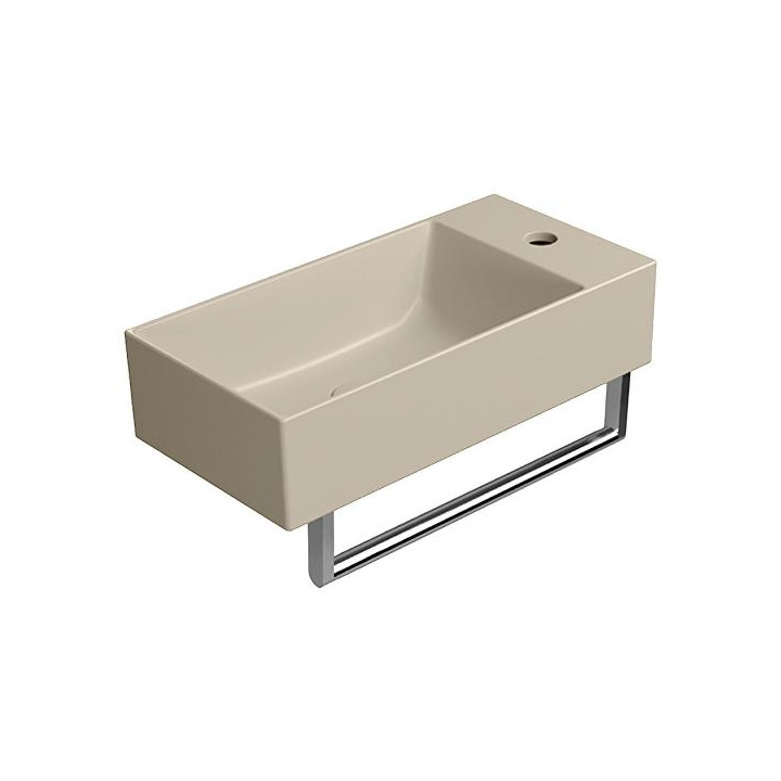 Раковина GSI Kube X 50x25 Creta Opaco, 9486008