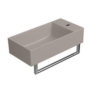 GSI Kube X Раковина прямоугольная 50x25 Tortora Opaco