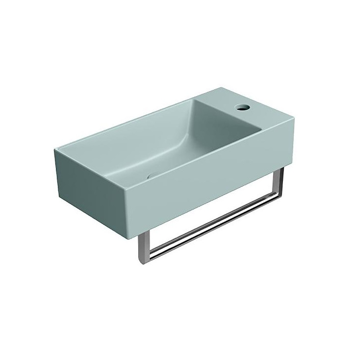 Раковина GSI Kube X Ghiaccio Opaco 50x25, 9486015