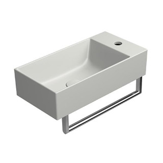 GSI Kube X Раковина прямоугольная 50x25 Cenere Opaco