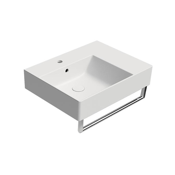 Раковина GSI Kube X 60x47 белая, 9438109