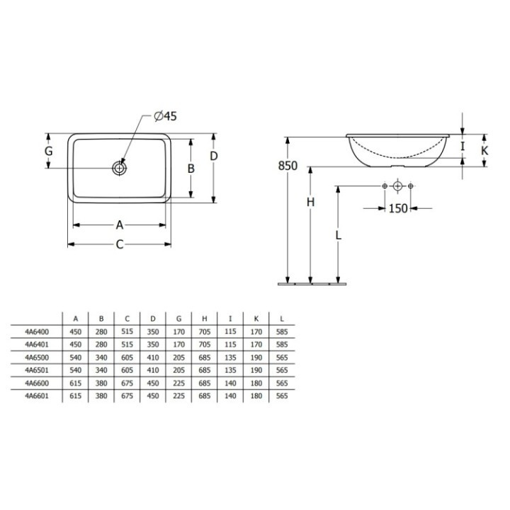 Раковина Villeroy&Boch Loop&Friends, 4A650001