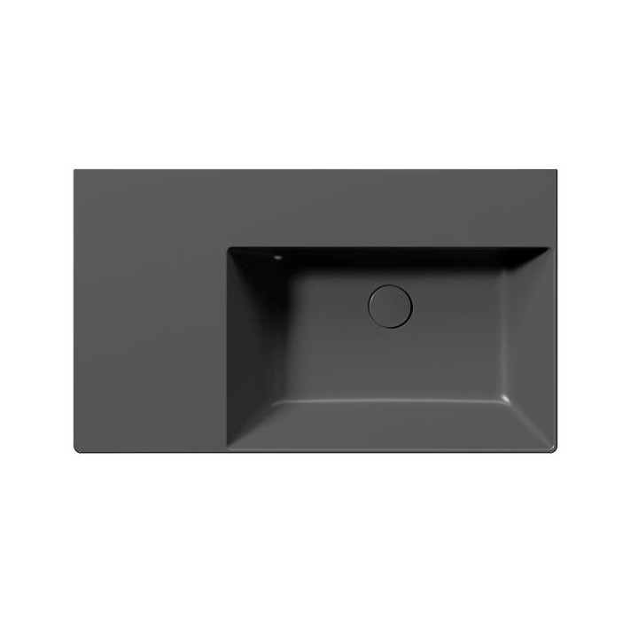 Раковина GSI Kube X 80x47 Ardesia Opaco, 9457126