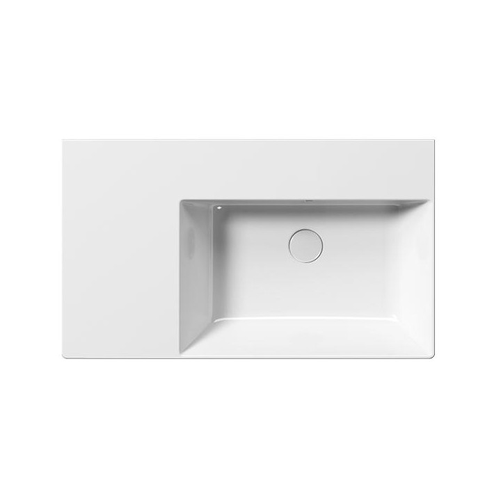 Раковина GSI Kube X 80x47 Bianco Lucido, 9457111