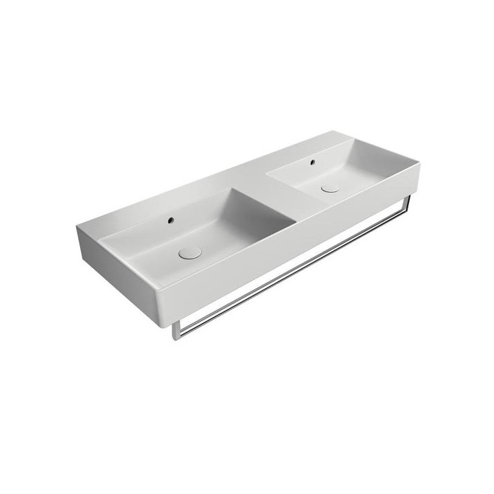 Раковина GSI Kube X 120x47 Bianco Opaco, 9425109