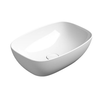 GSI Nubes Раковина прямоугольная 50x35 Bianco Lucido