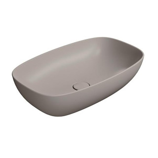 GSI Nubes Раковина прямоугольная 60x38 Tortora Opaco