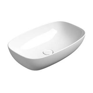 GSI Nubes Раковина прямоугольная 60x38 Bianco Lucido