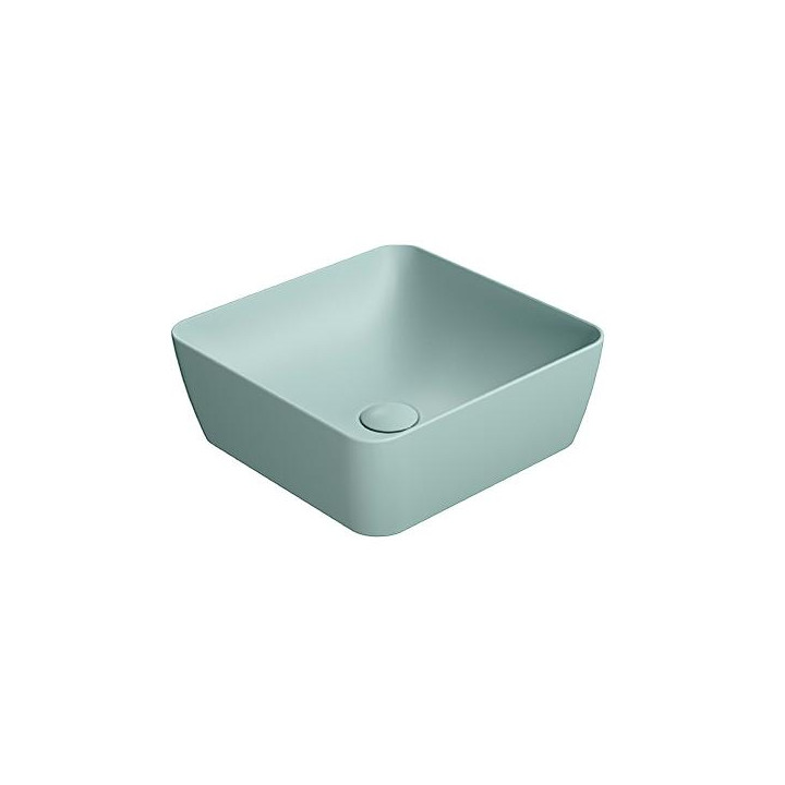 Раковина GSI Nubes 38x38 Ghiaccio Opaco, 903815