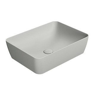 GSI Nubes Раковина прямоугольная 50x38 Cenere Opaco