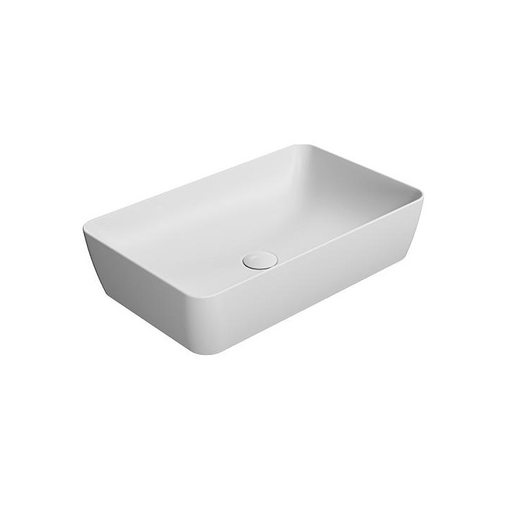 Раковина GSI Nubes 60x38 белая, 903609