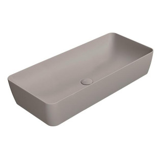 GSI Nubes Раковина прямоугольная 80x40 Tortora Opaco