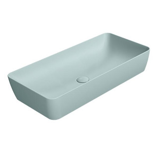 GSI Nubes Раковина прямоугольная 80x40 Ghiaccio Opaco