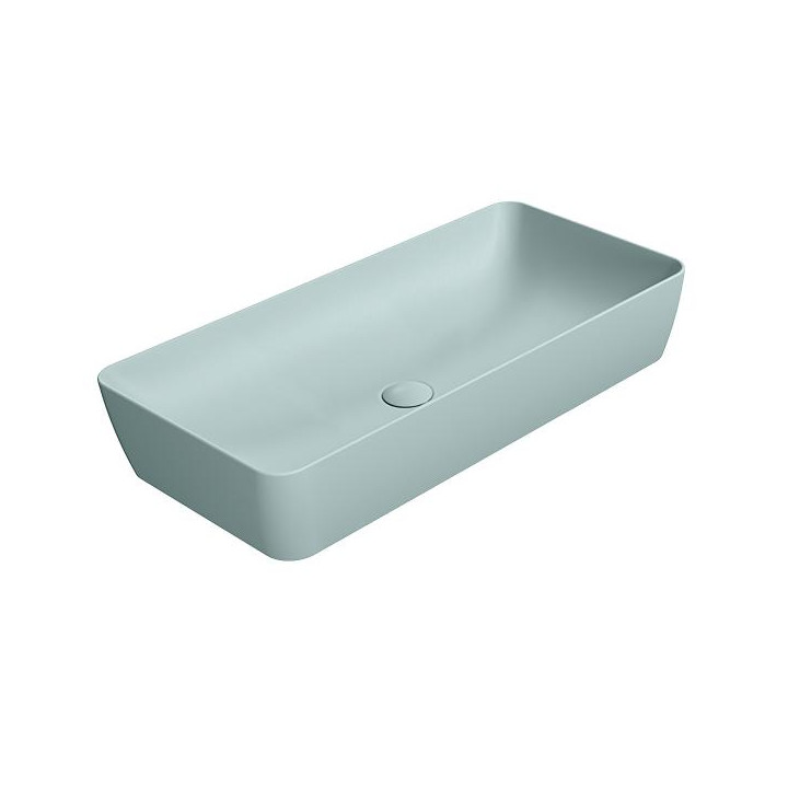 Раковина GSI Nubes 80x40 Ghiaccio Opaco, 904015