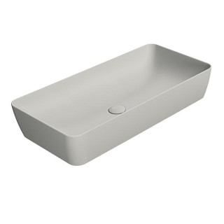 GSI Nubes Раковина прямоугольная 80x40 Cenere Opaco