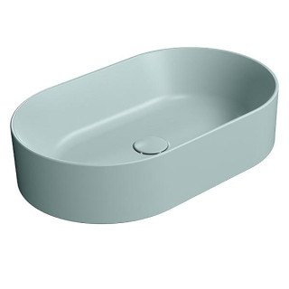 GSI Kube X Раковина овальная 60x37 Ghiaccio Opaco