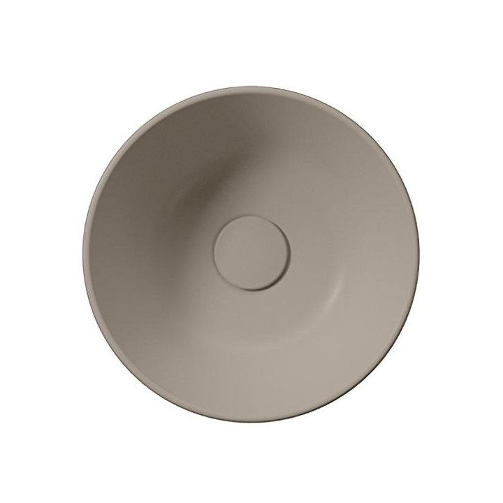 GSI Kube X Раковина круглая 32x32 Tortora, 943505