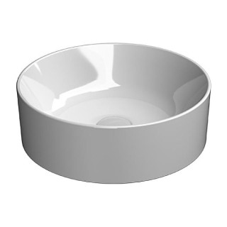 GSI Kube X Раковина круглая 40x40 Bianco Lucido