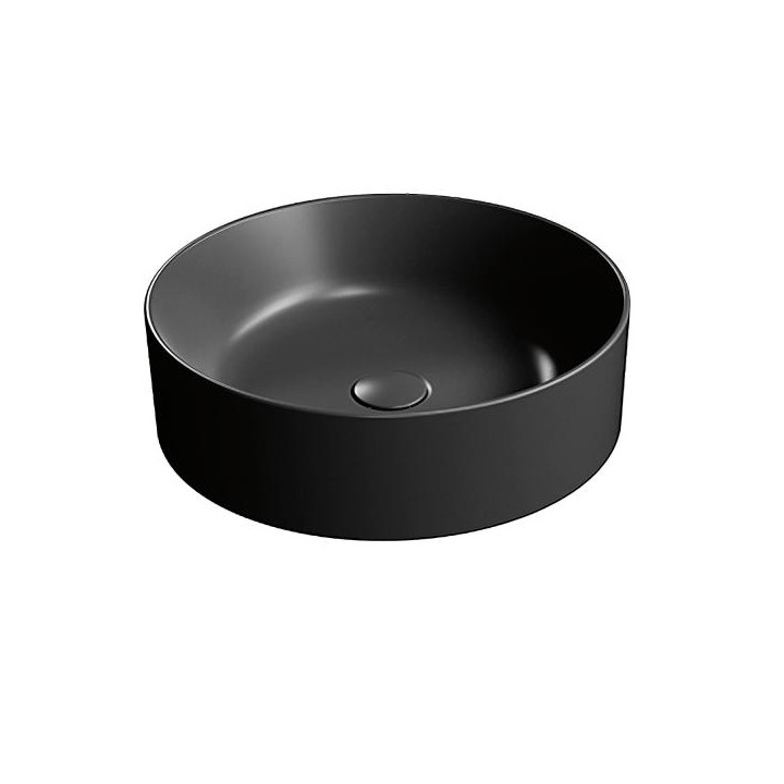 GSI Kube X Раковина круглая черная 45 см, 942726