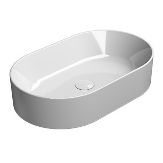 GSI Kube X Раковина овальная 60x37 Bianco Lucido